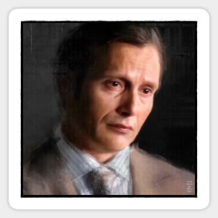 Hannibal Looking Sympathetic Portrait Sticker